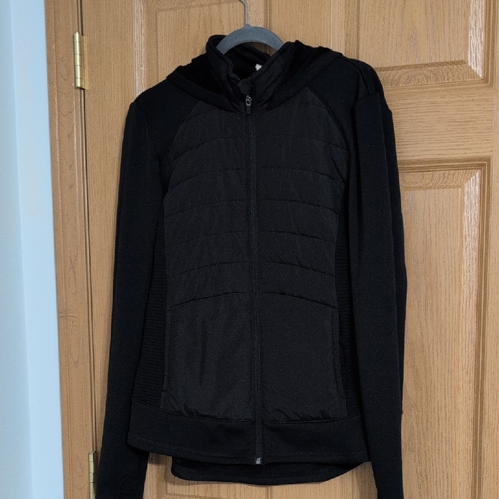 tek gear Women's Black Hooded Puffer Jacket